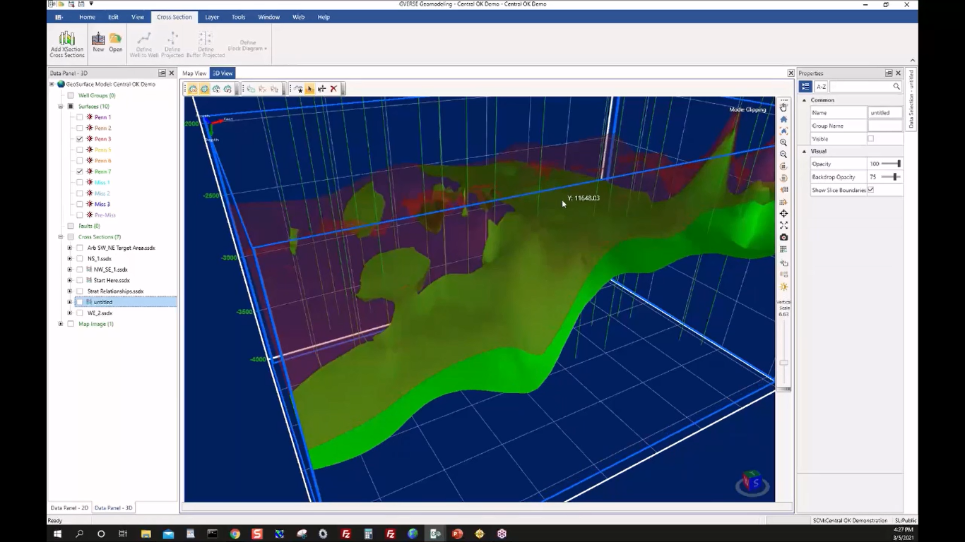 Creating a new strat-trap opportunity using GVERSE Geomodeling
